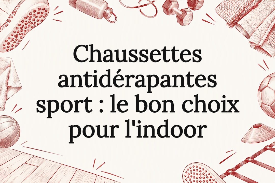 Illustration décorative de chaussettes de sport pour intérieur