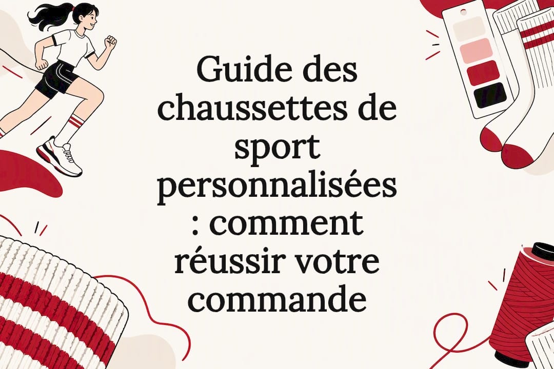 Illustration de chaussettes de sport personnalisées