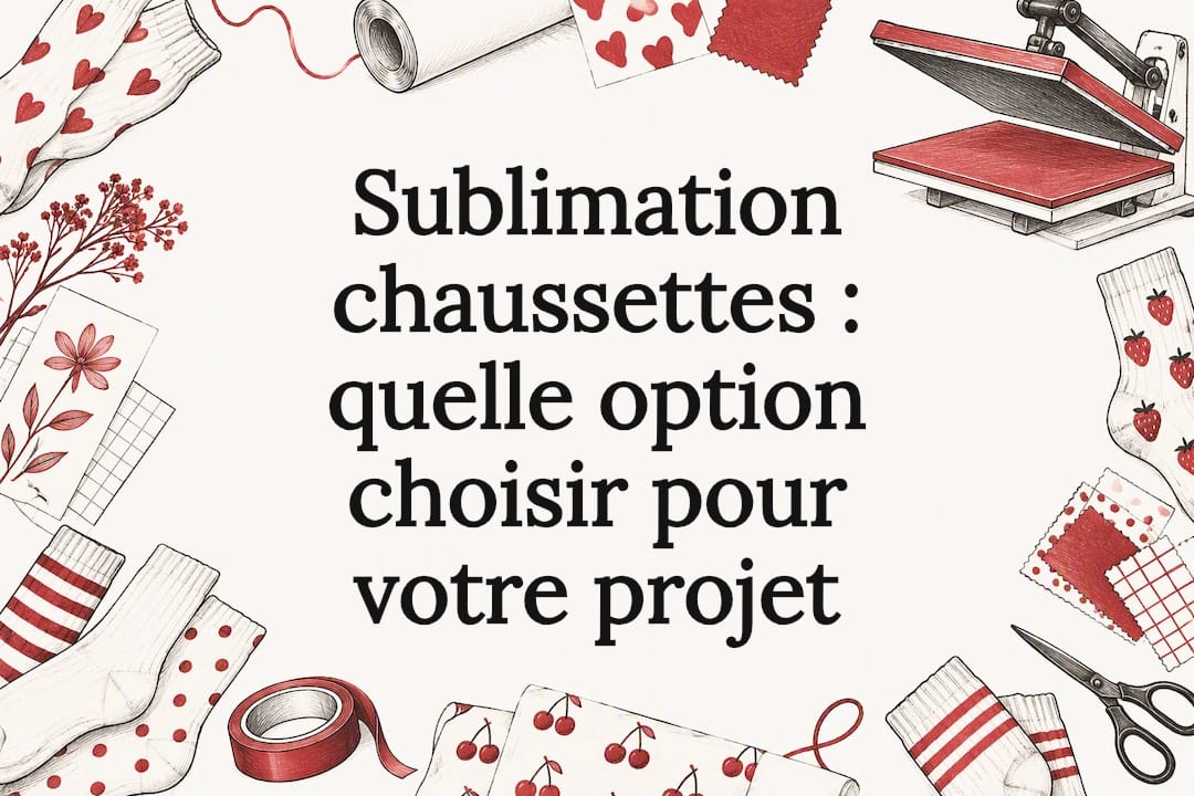 Illustration dessinée de chaussettes et presse