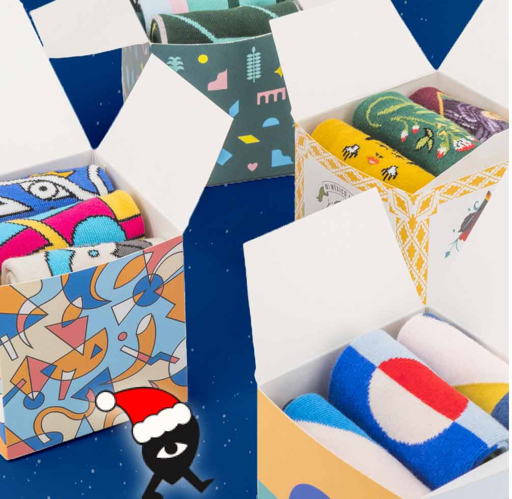 Chaussettes de Noël uniques et ludiques par Label Chaussette : Des collaborations uniques, de qualité Made in Europe