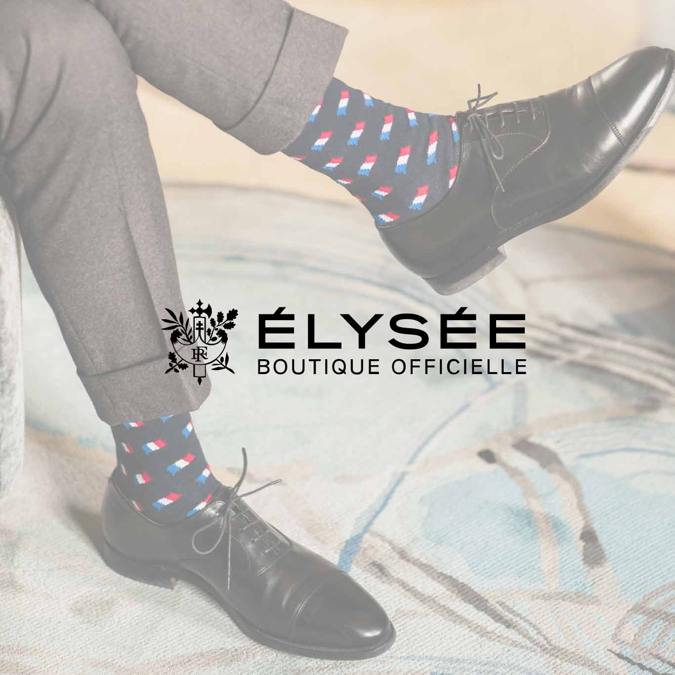 Chaussettes rouges - licence Elysée - Présidence de la République