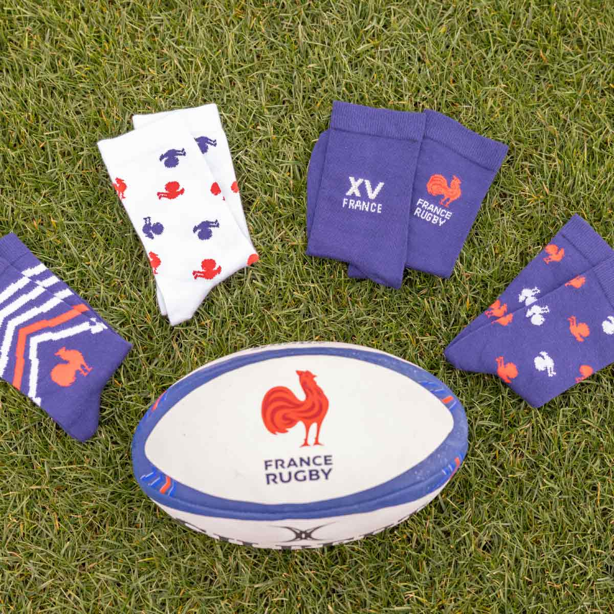 Chaussettes France Rugby - FFR - Made in France