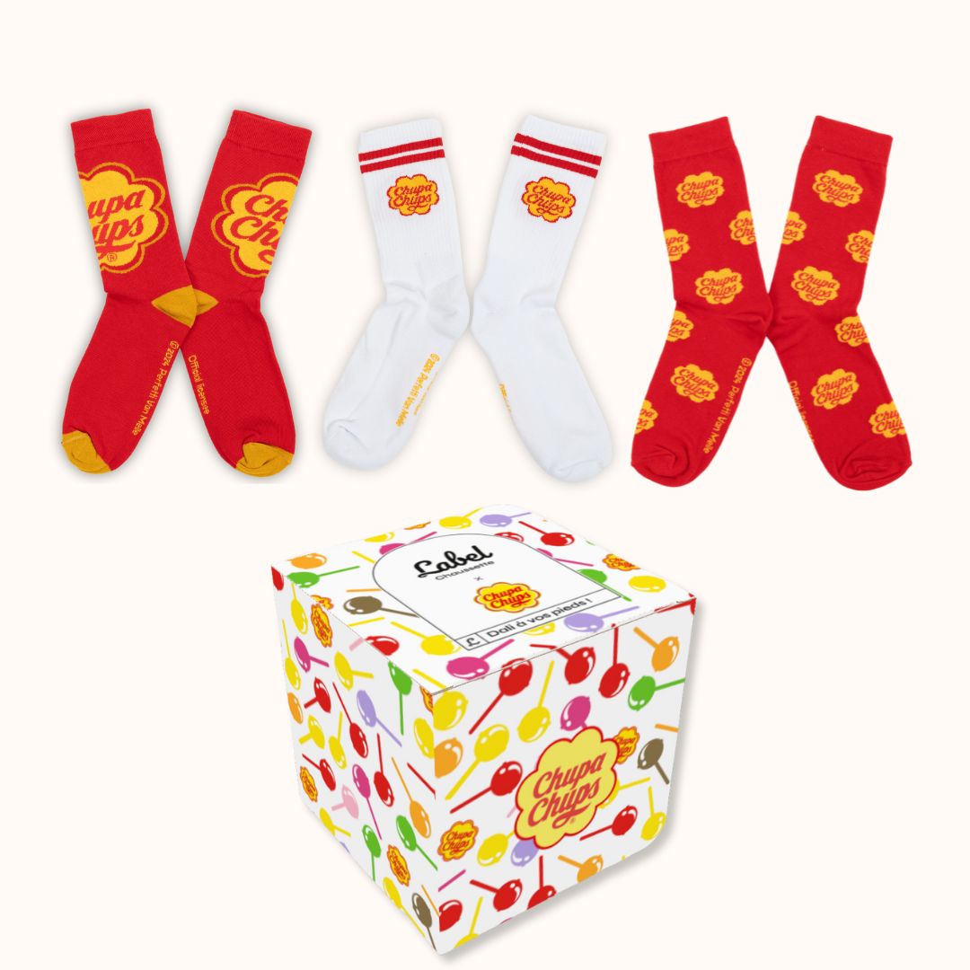 Coffret Chaussettes Chupa Chups