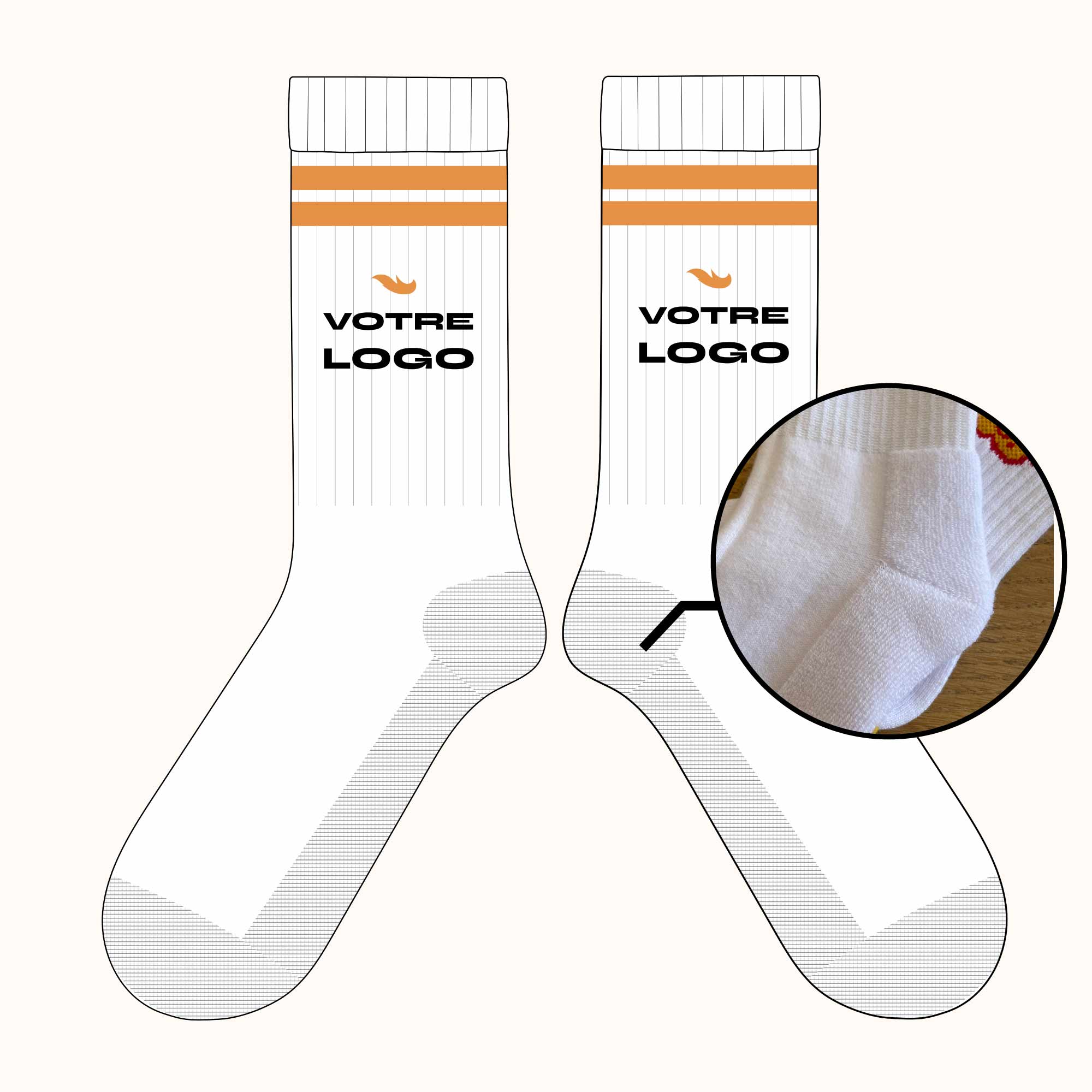 Échantillon de chaussettes - Sport