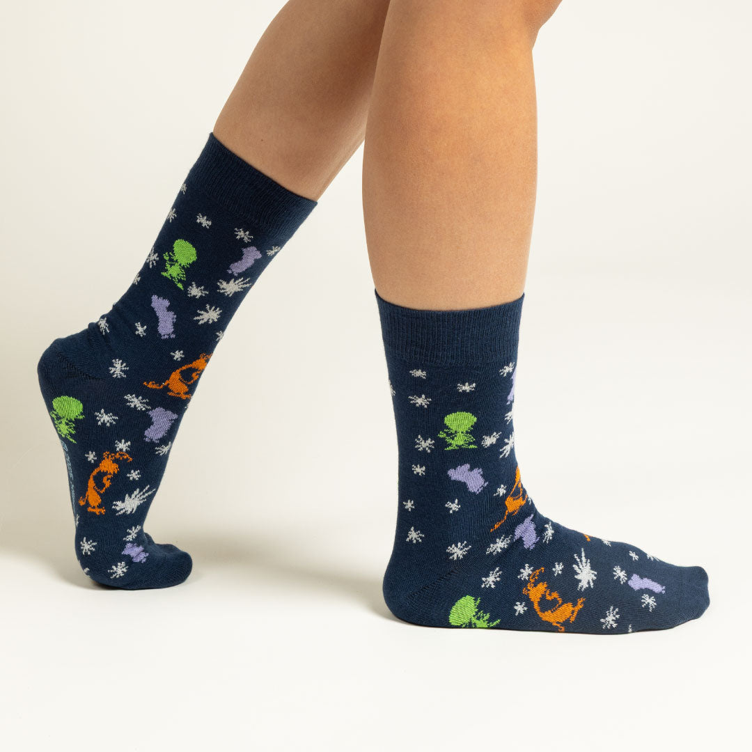 Socken-Geschenkbox Die Zinzins de l'Espace