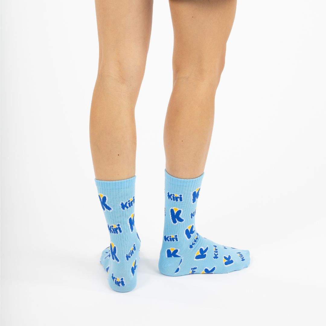 Chaussette Kiri bleu clair Label Chaussette 2