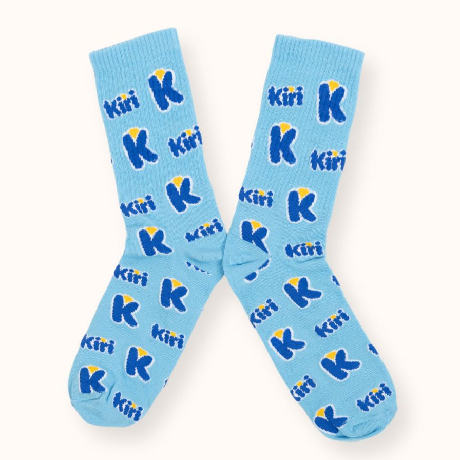 Chaussettes Kiri bleu sport Label Chaussette