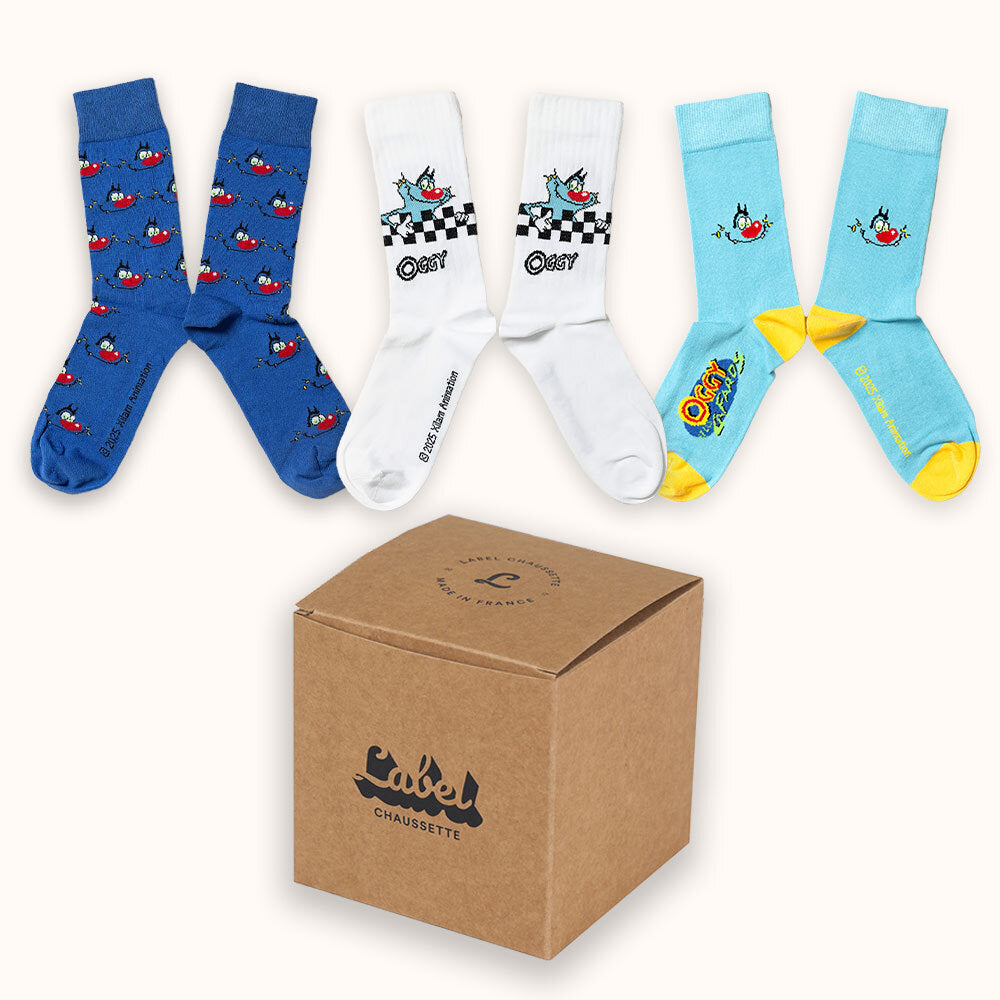 Coffret Chaussettes Oggy et les Cafards