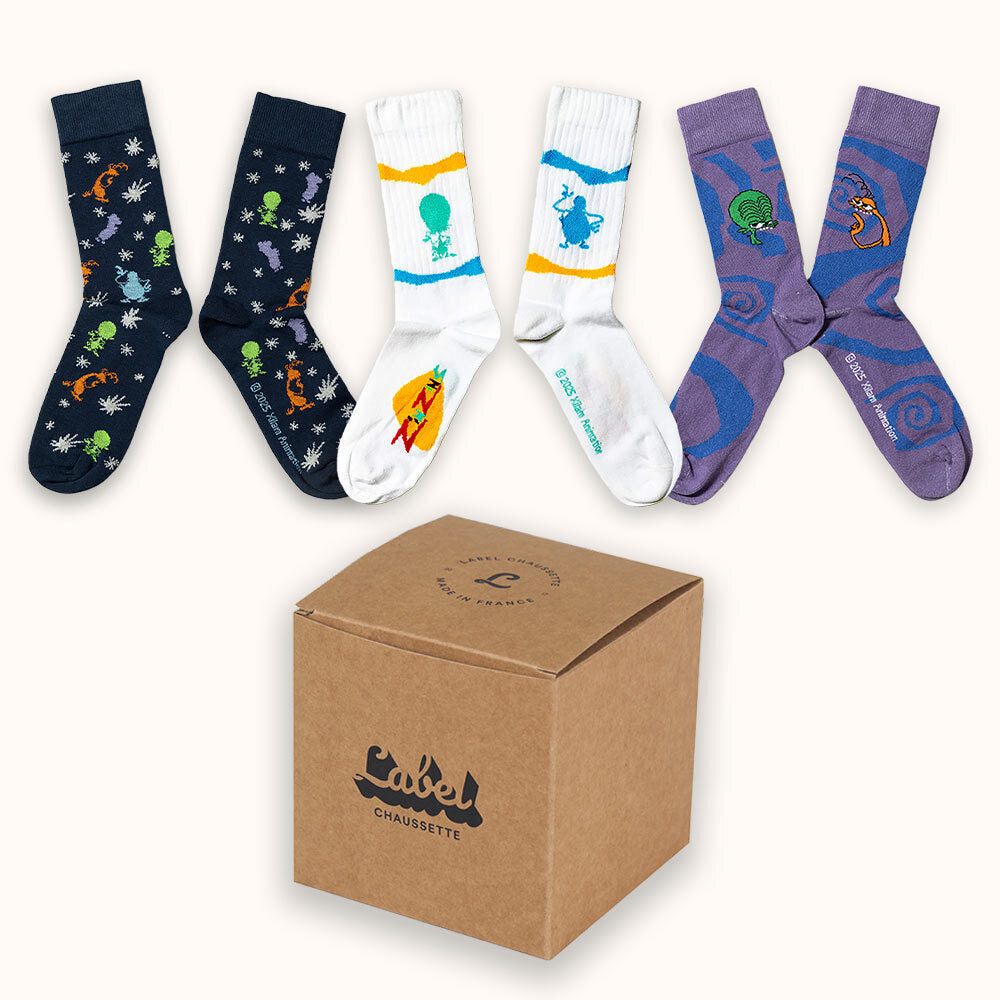 Coffret Chaussettes Les Zinzins de l'Espace