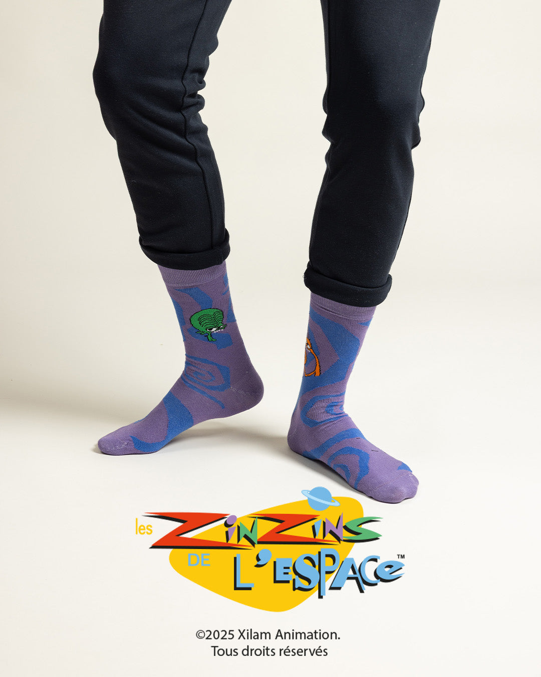 Socken-Geschenkbox Die Zinzins de l'Espace