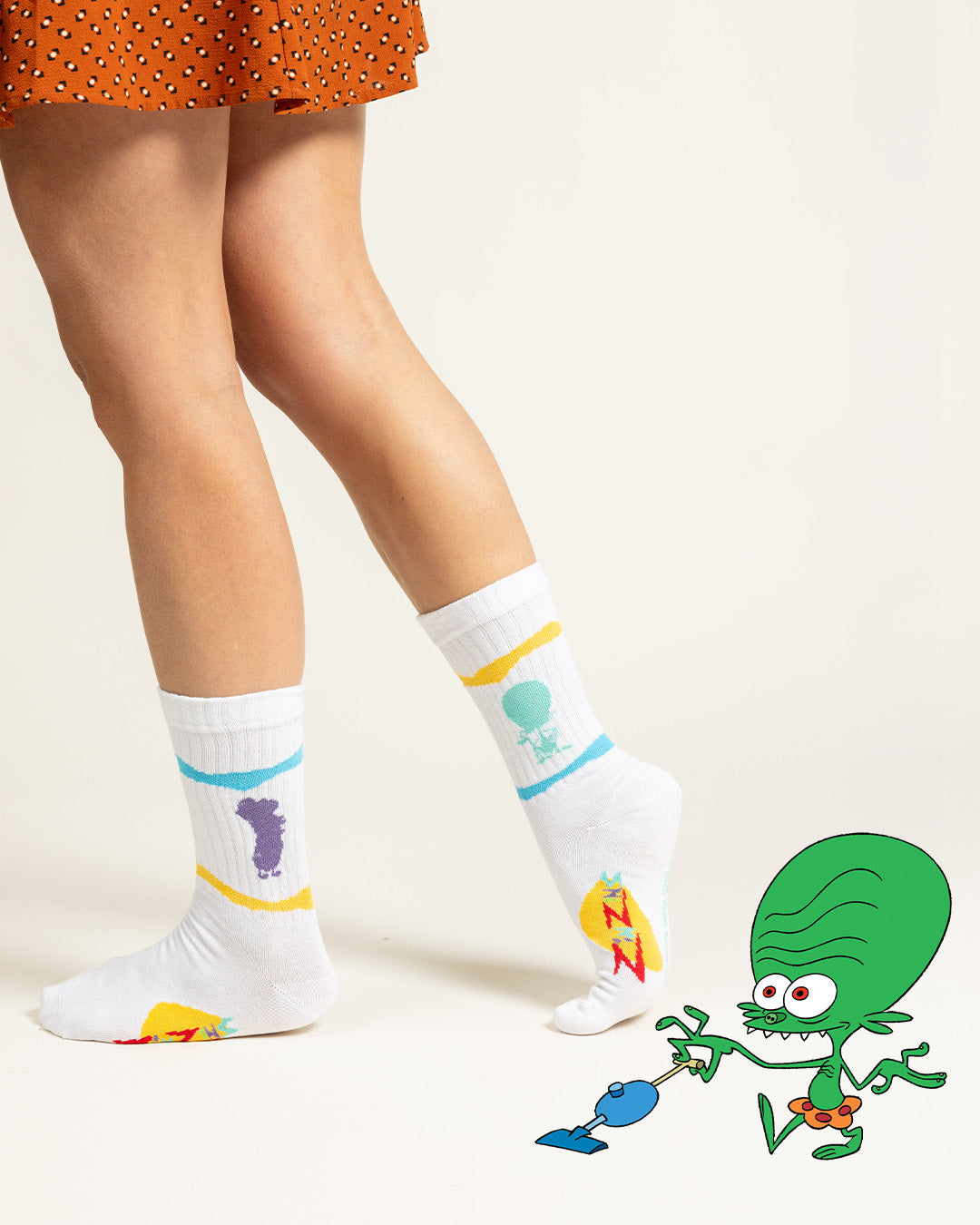 Socken-Geschenkbox Die Zinzins de l'Espace