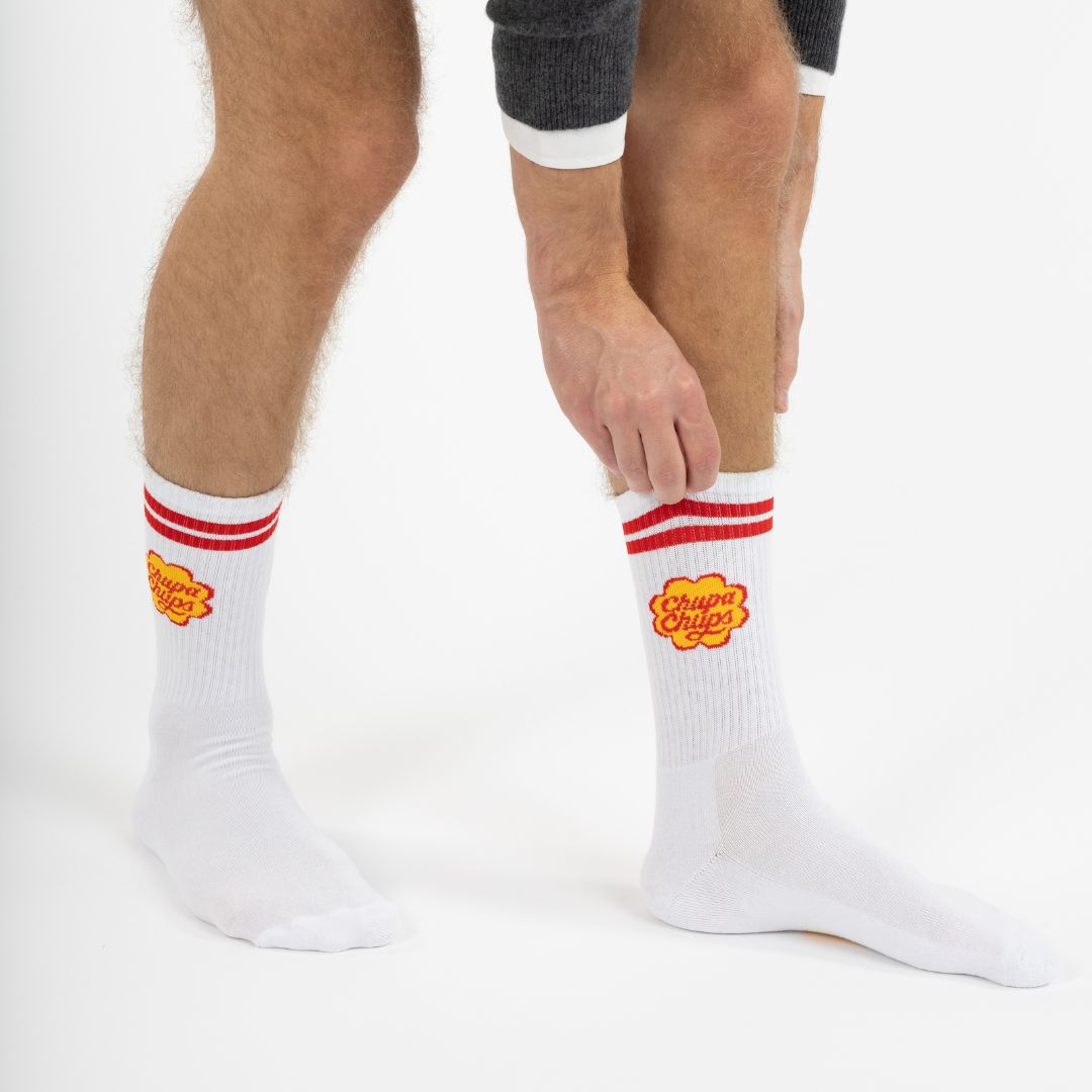 chaussette sport chupa chups blanc label chaussette 2