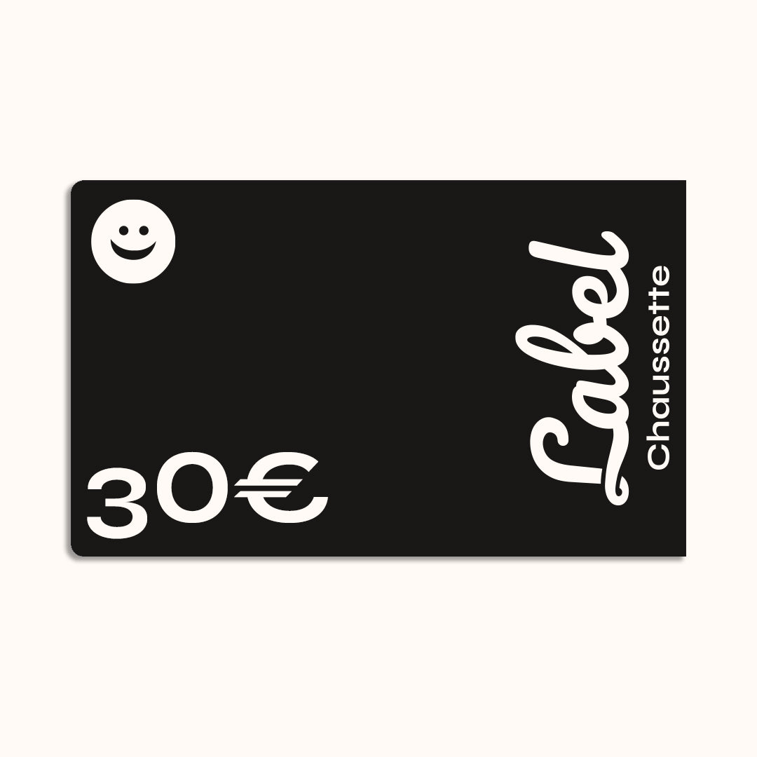 Gift card label
