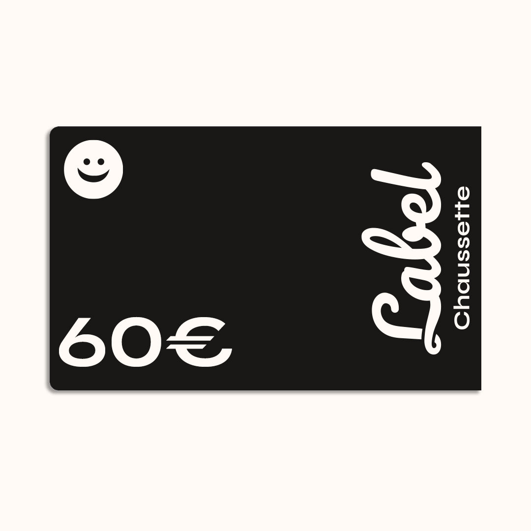 Gift card label