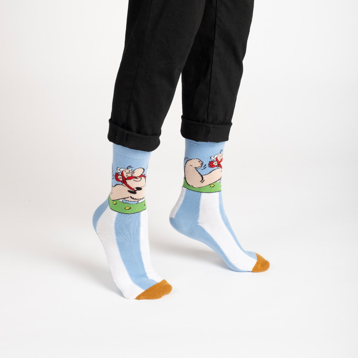 chaussettes obélix portées homme