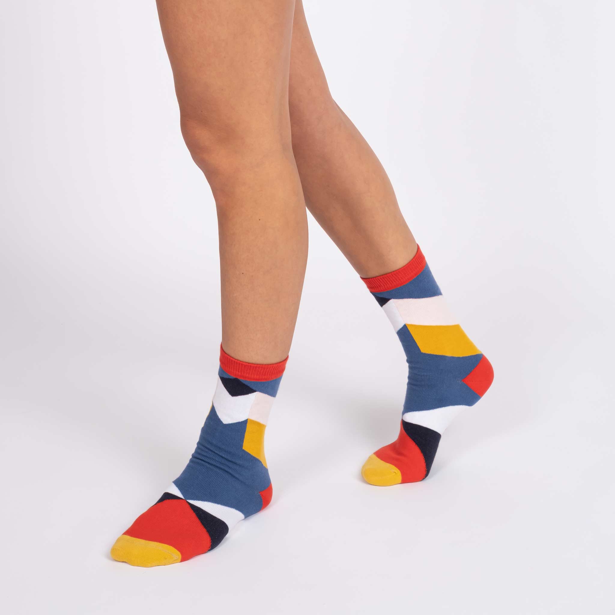 Chaussettes Séverine Dietrich alpine portées studio