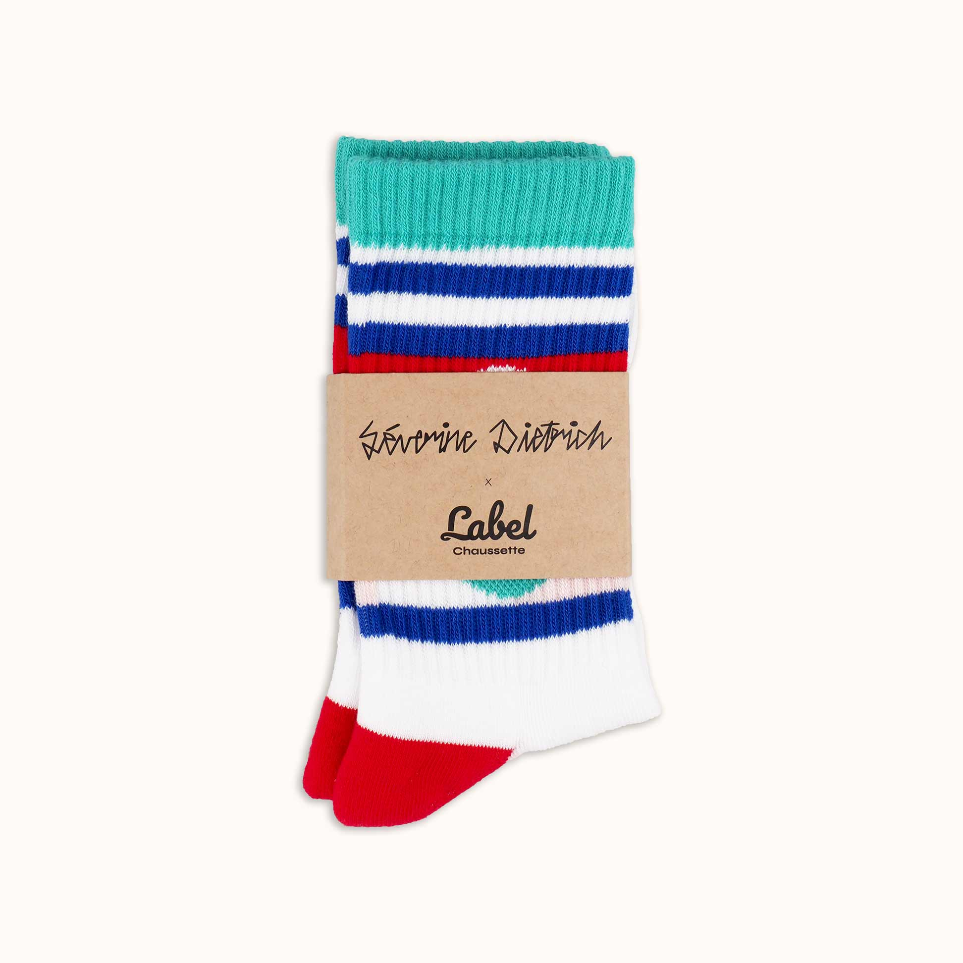 Chaussettes de sport Séverine Dietrich 2 bandeau packshot