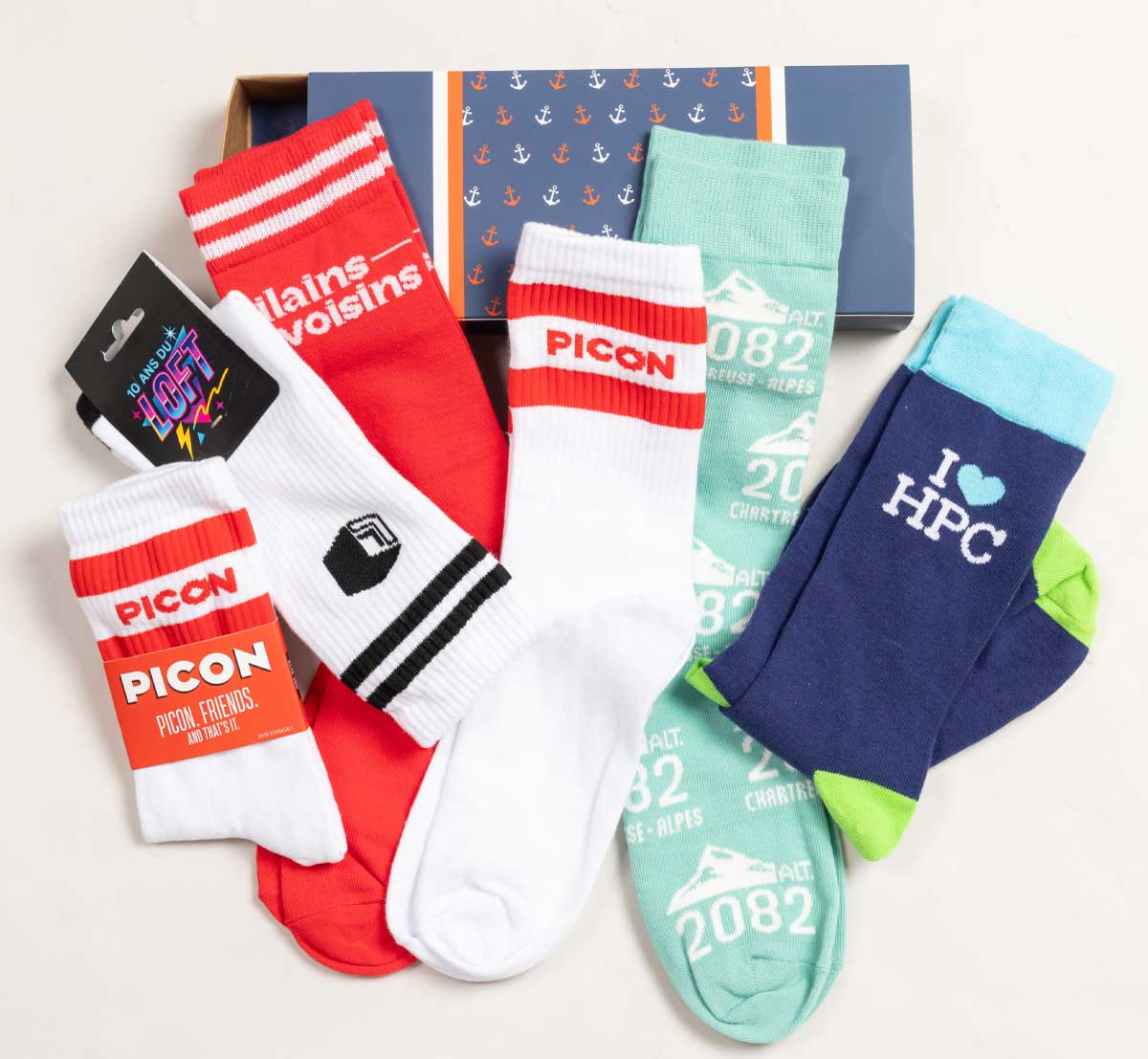 Chaussettes personnalisées pour entreprise