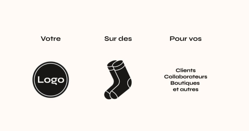 Des chaussettes personnalisées, à votre image