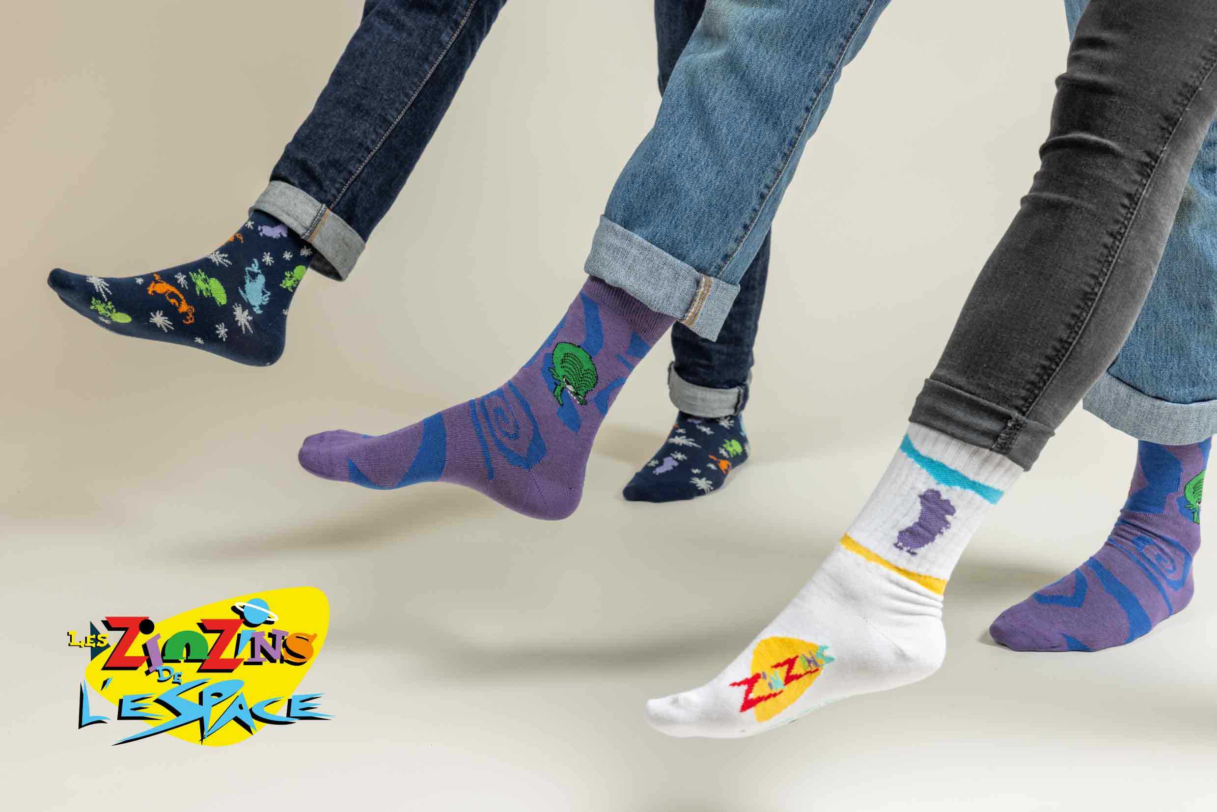 Chaussettes Les Zinzins de l'espace