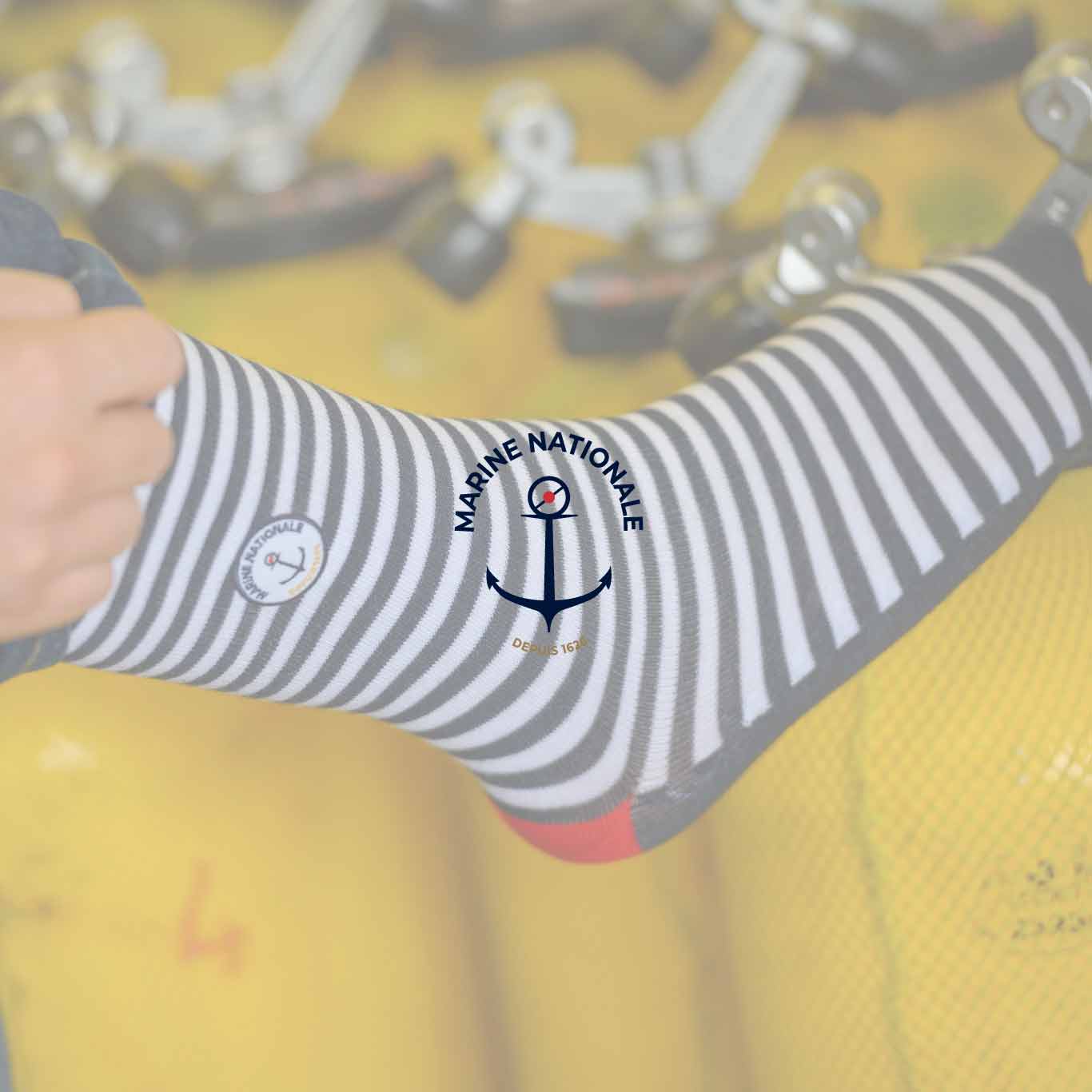 Trio chaussettes Marine nationale 