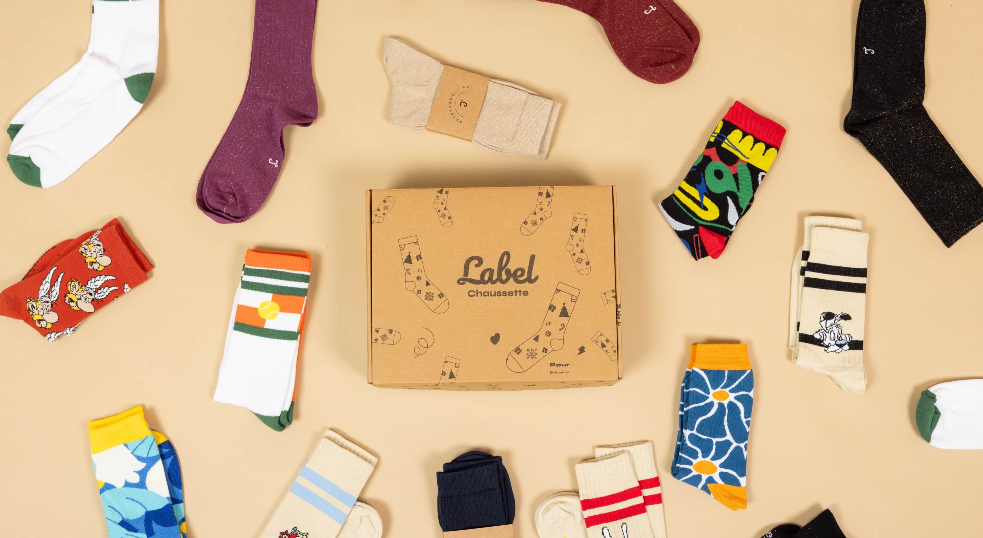 Toutes nos chaussettes originales et fantaisies