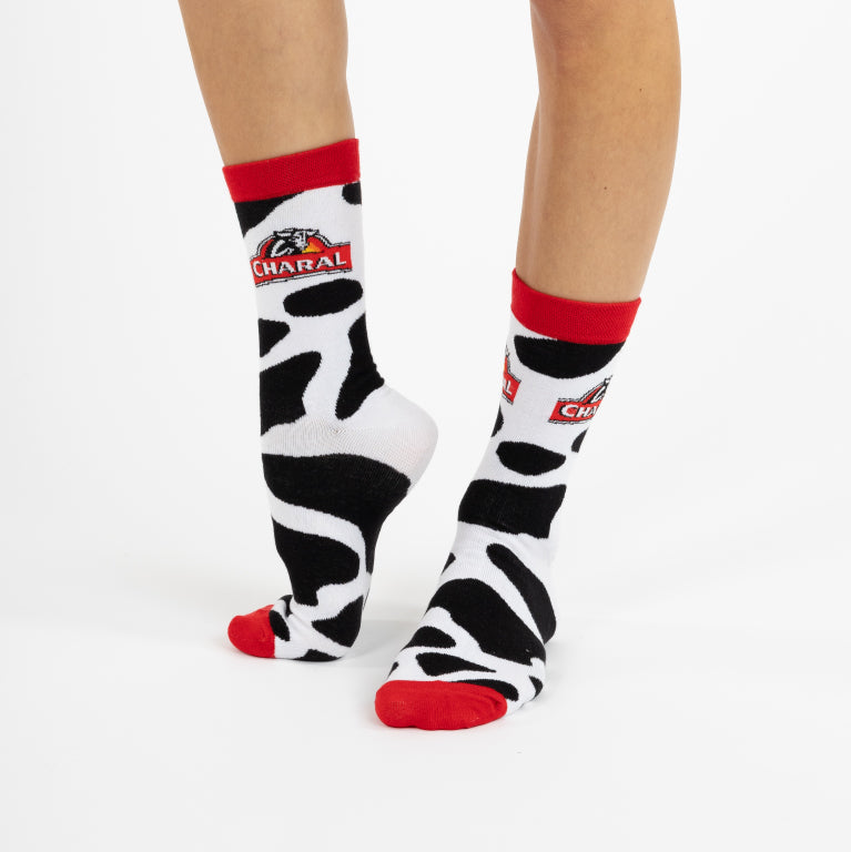 Charal chaussettes personnalisées logo