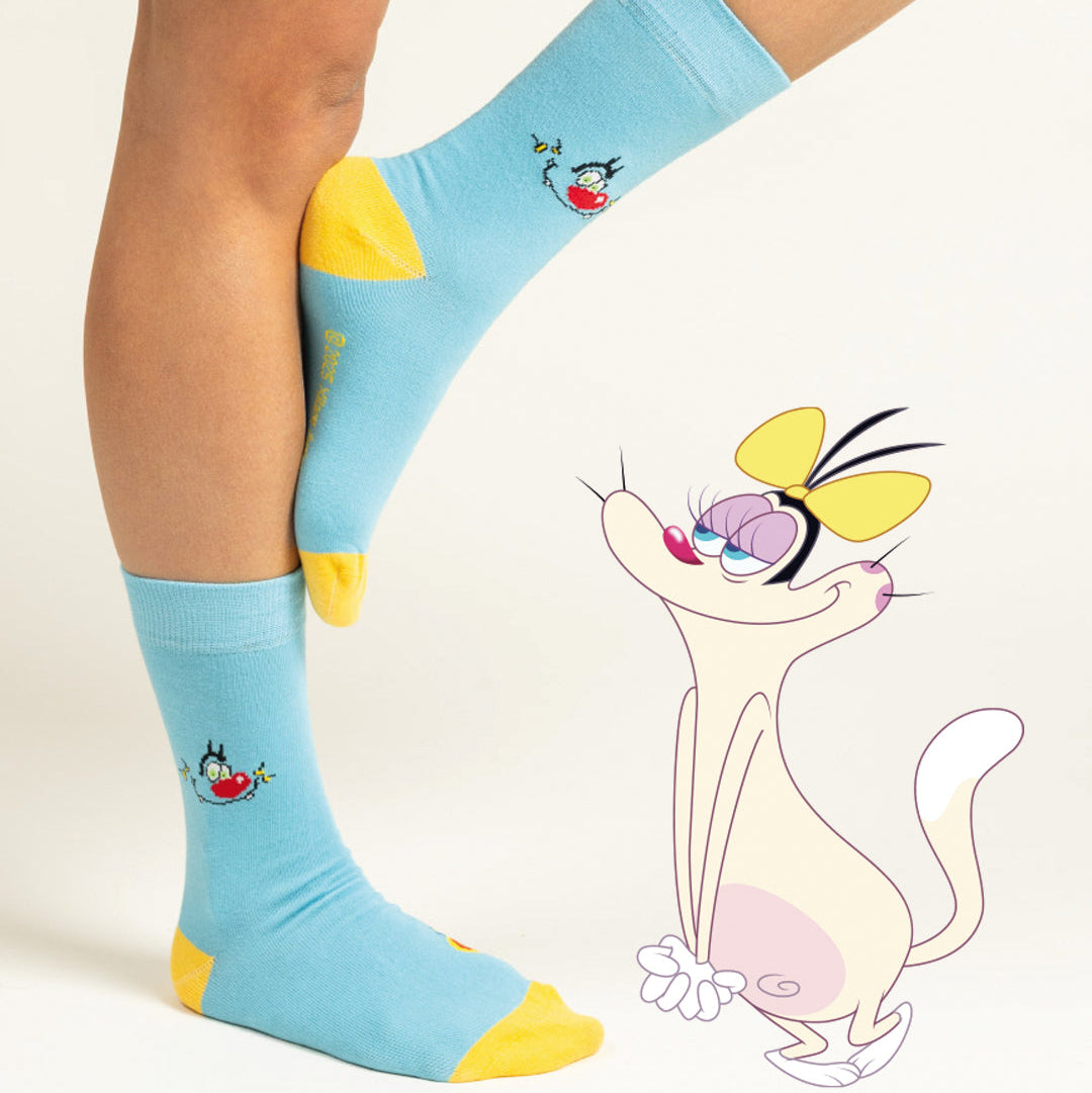 Socken Oggy und die Kakerlaken