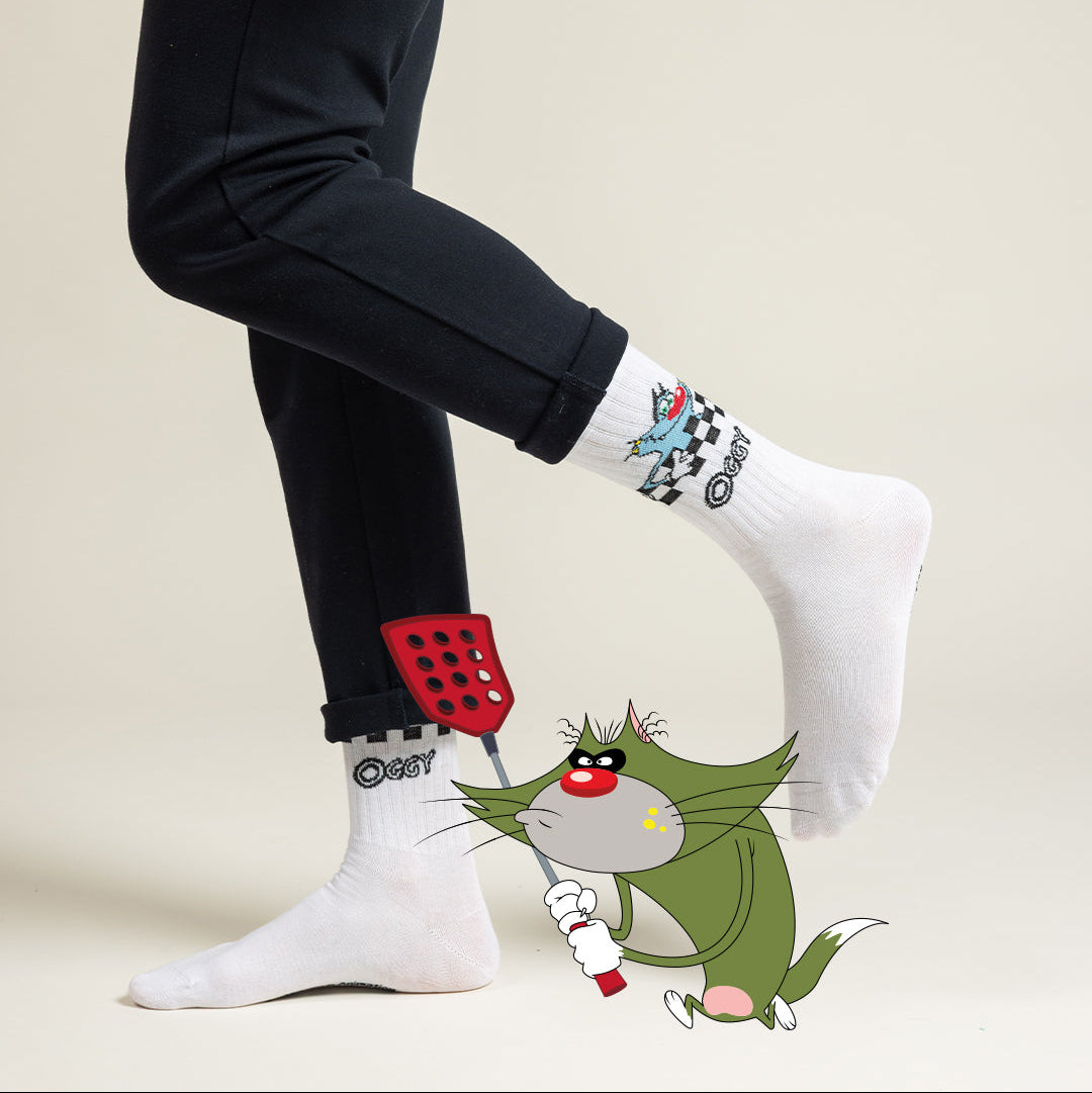 Socken Oggy und die Kakerlaken
