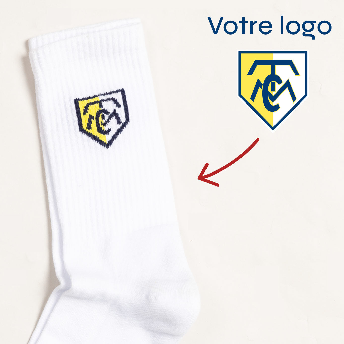 Chaussettes personnalisées sport