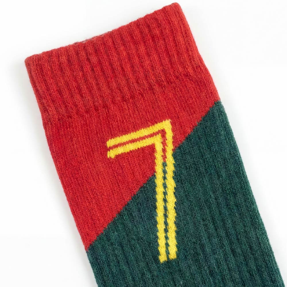 Chaussettes Portugal closeup