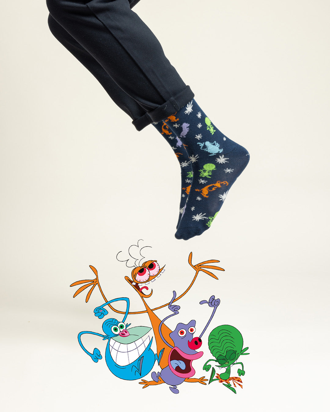 Socken-Geschenkbox Die Zinzins de l'Espace