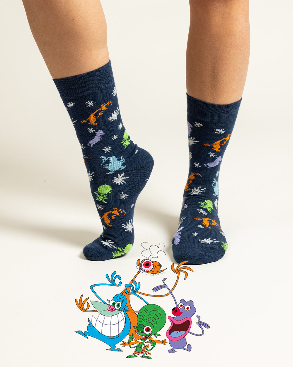 Chaussettes Les Zinzins de l'espace pour fans de dessin animé
