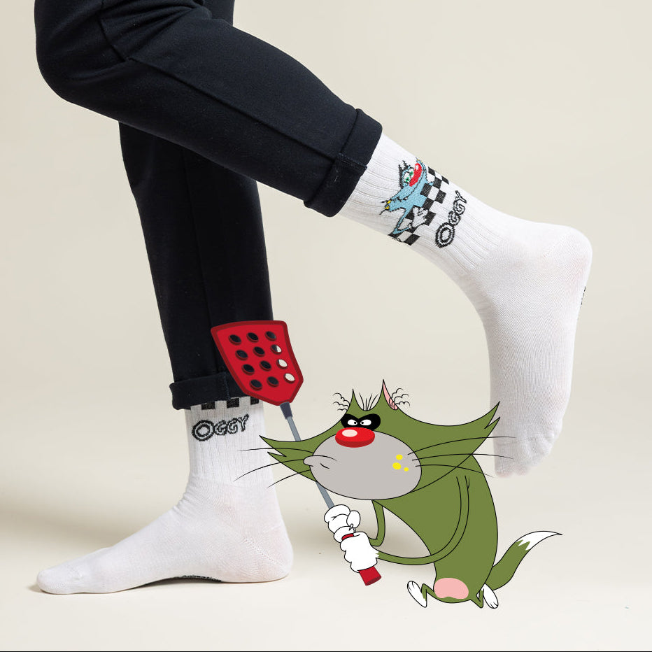 Geschenkset Socken Oggy und die Kakerlaken