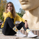 Chaussettes Astérix Comics jaune mannequin