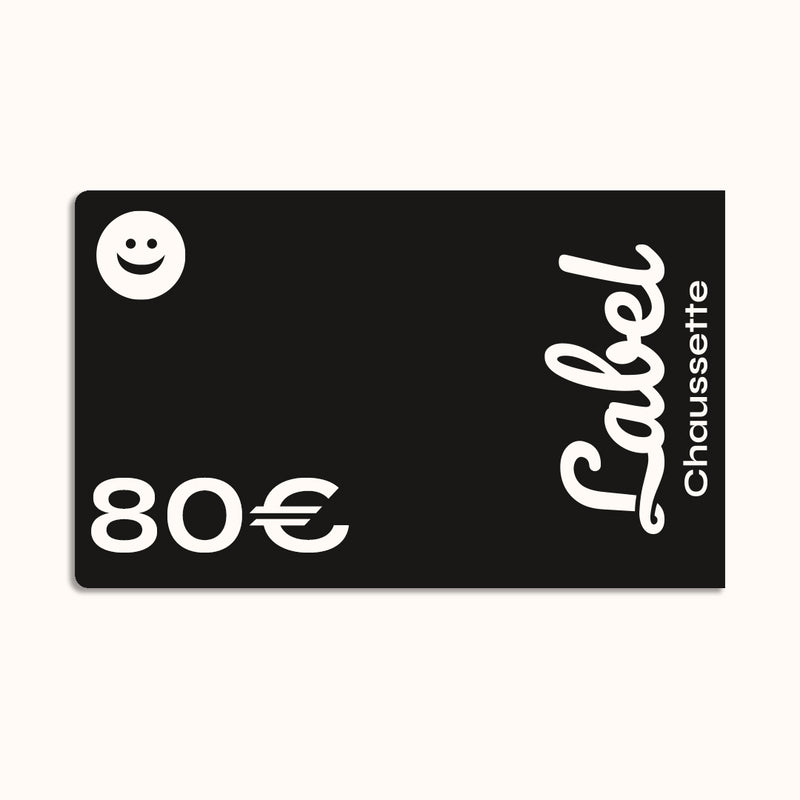 Label carte cadeau