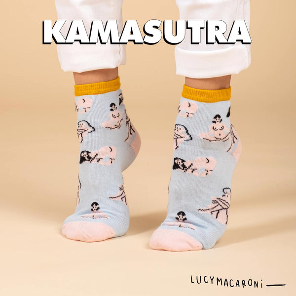 Chaussettes Lucy Macaroni naked portées