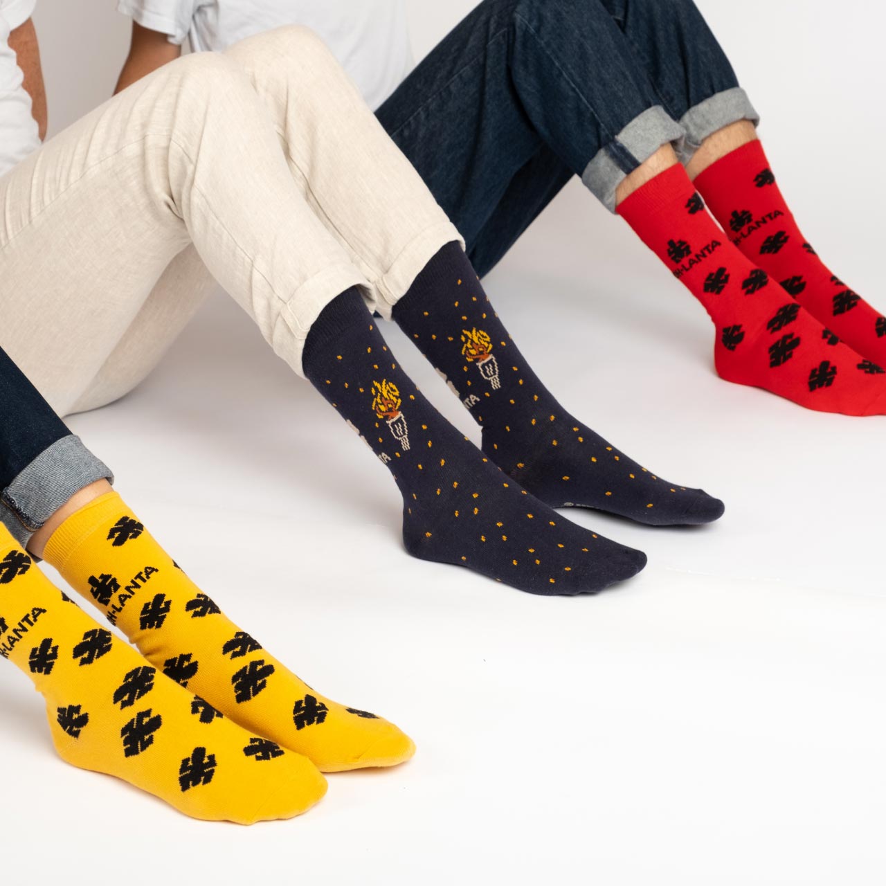 STC Coffret Trio Chaussettes Homme Beau Gosse Noir - Cadeau Humoristique Taille 39-45