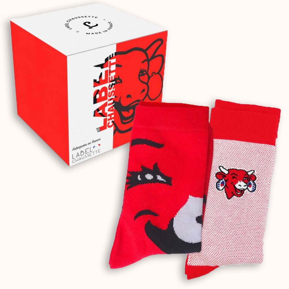 Coffret de chaussette duo La Vache Qui Rit