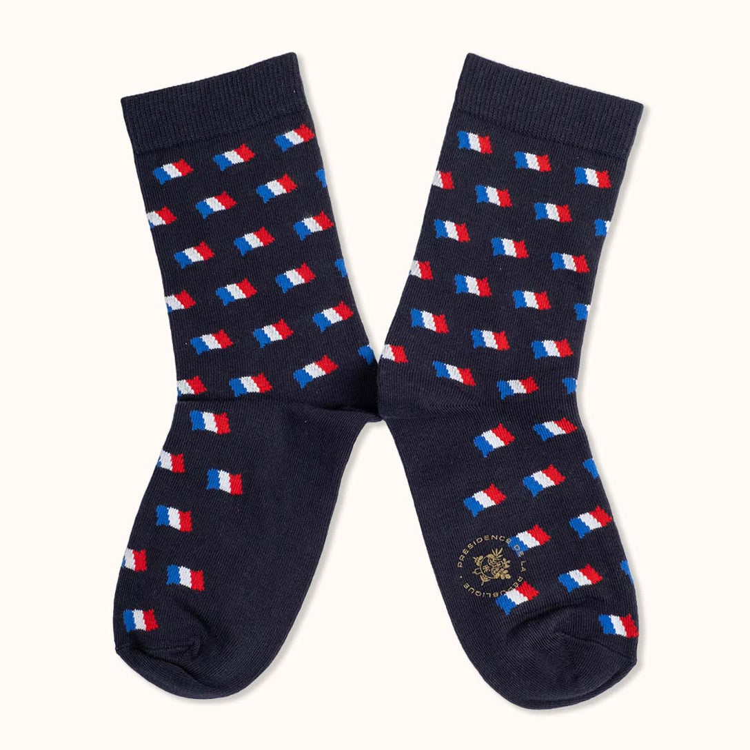 chaussettes elysee french flags packshot