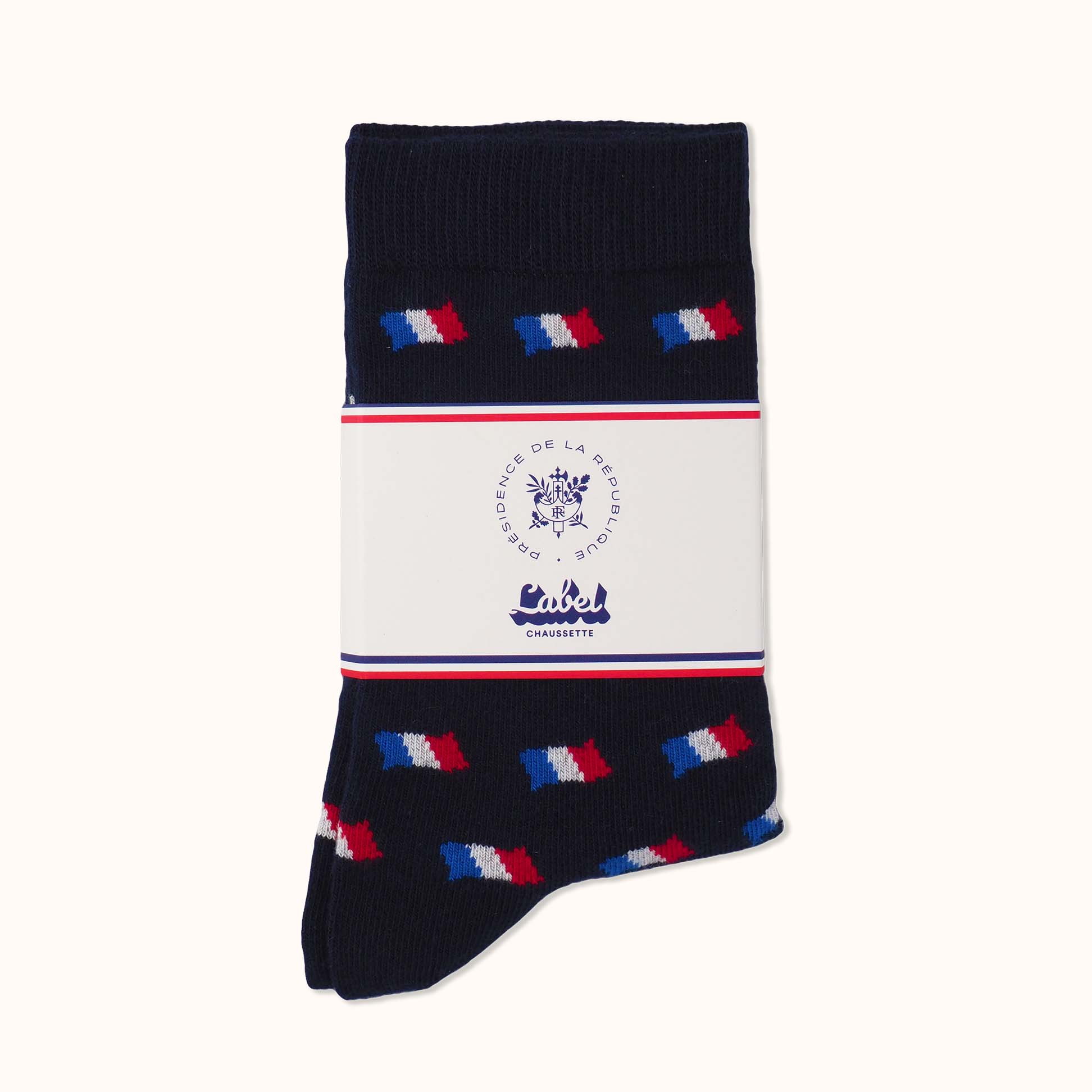 chaussettes elysee french flags bandeau packshot