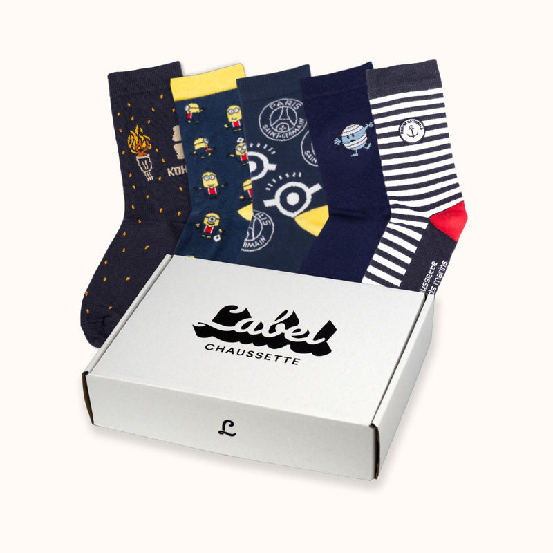 Semainier Le Grand Bleu - 5 paires