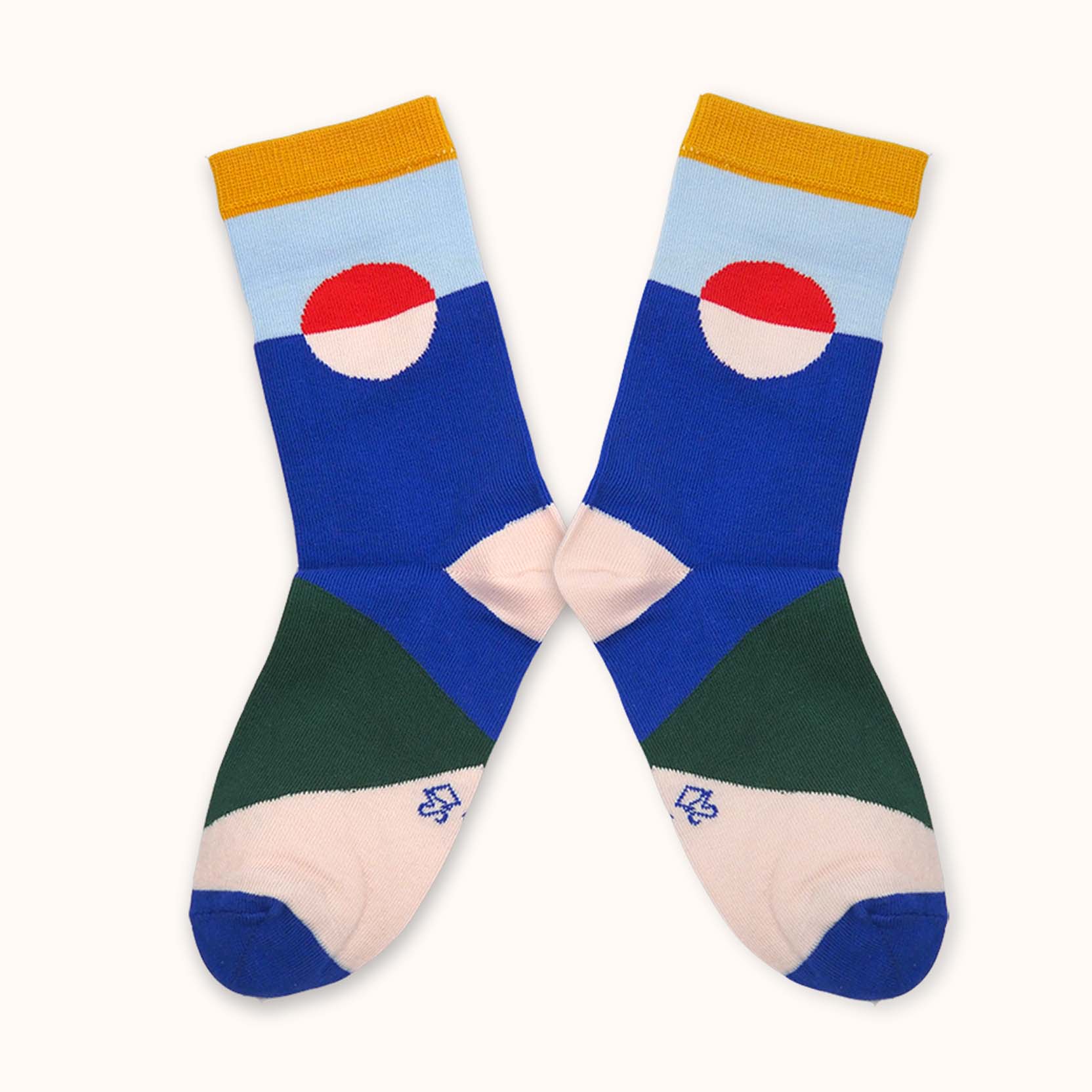 Chaussettes Séverine Sunset packshot