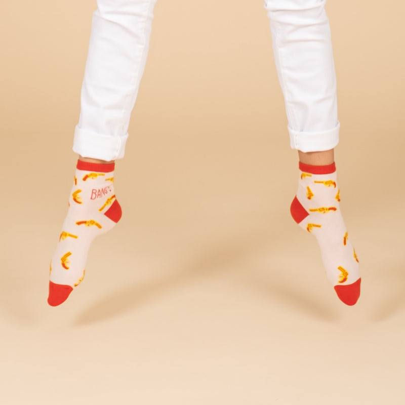 Chaussettes Lucy Macaroni portées studio  2
